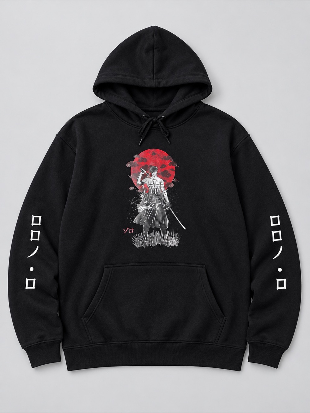 One Piece Roronoa Zoro Graphic Hoodie